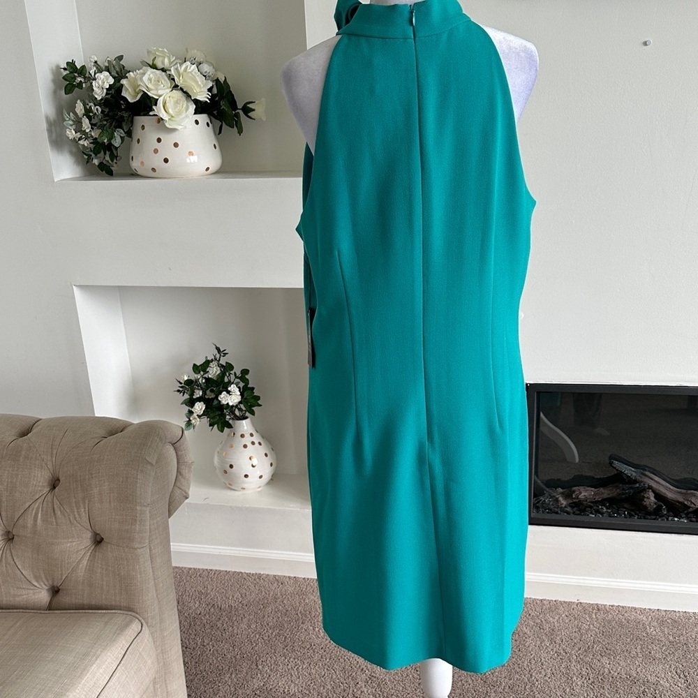 Vince Camuto Teal Midi Dress - Picture 6 of 8